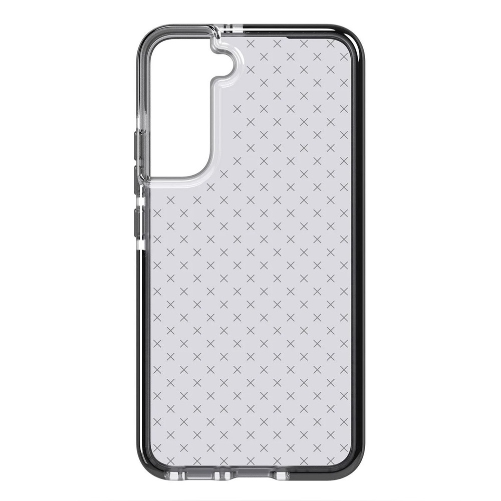 Tech21 Evo Check Silicone Case Cover in Smoke Black For Samsung Galaxy S22